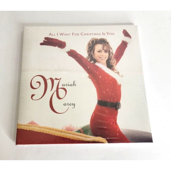 MARIAH CAREY All I Want for Christmas Is You VINYL 7" pop-up sleeve NEW SEALED - Picture 2 of 3